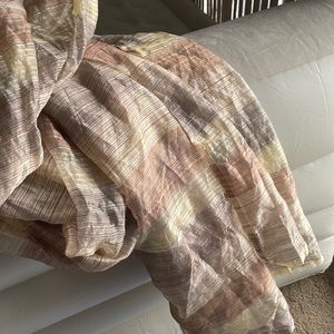 COPY - Window scarf! Earth tone brown, red and gold. Gorgeous 60 for larger win…